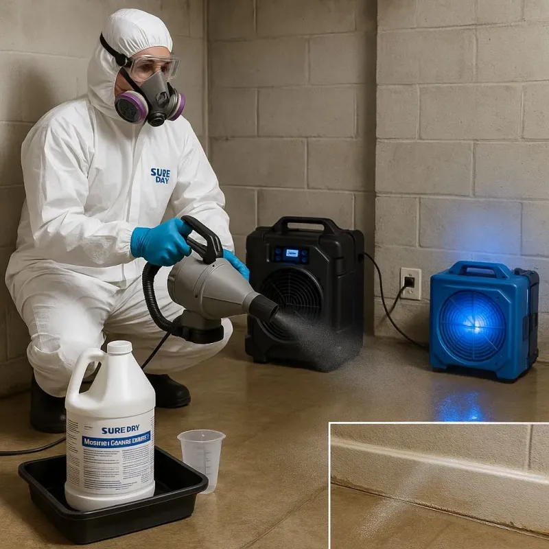 Sanitization and Odor Removal process in Oakdale, PA