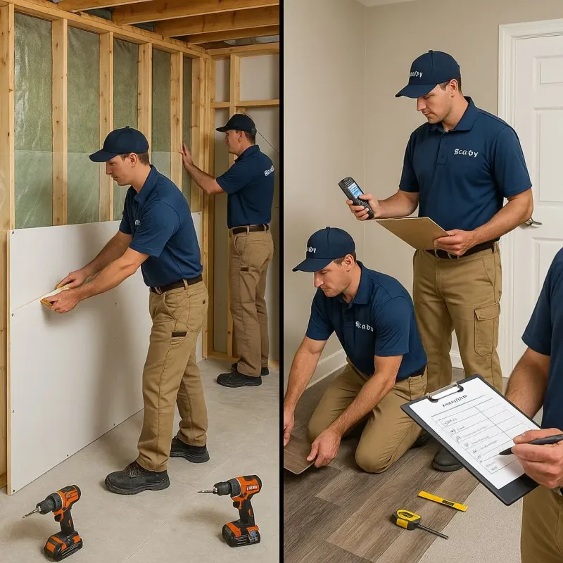Repairs and Reconstruction process in Oakdale, PA